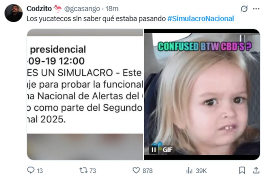 Memes. Foto: Captura de pantalla X