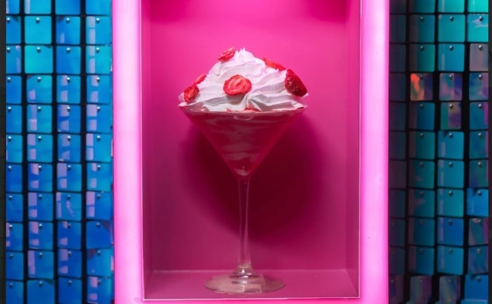 Cóctel rosa inspirado en Daniela. Foto: cortesía