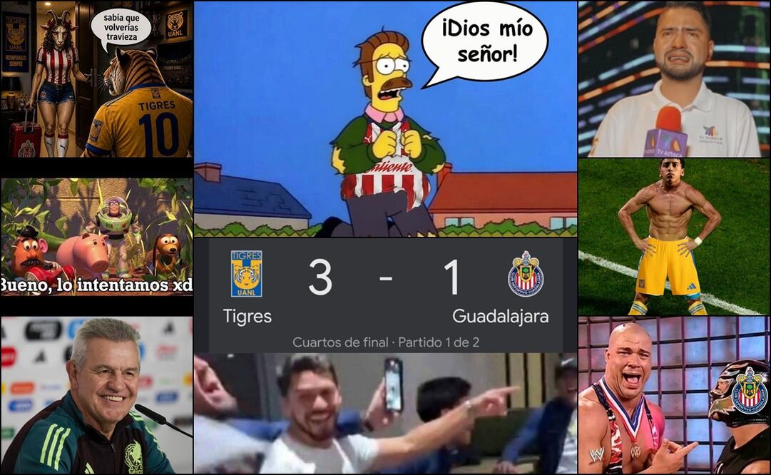 Las Chivas no se salvaron de las burlas a través de las redes sociales. FOTOS: Capturas