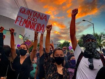 Señala gobernador de Quintana Roo a director de policía como responsable de represión en protesta feminista