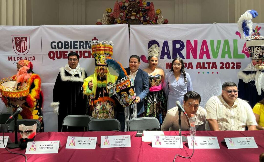 Semar y Guardia Nacional asegurarán Carnaval Es Milpa Alta 2025 (03/04/2025). Foto: Especial