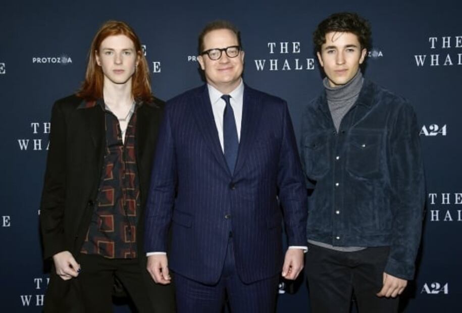 Brendan Fraser posa junto a sus hijos adolescentes, ¡son guapísimos!