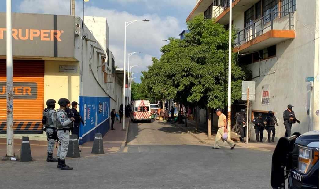 Balacera en Villahermosa, Tabasco. Foto: Luma López/EL UNIVERSAL