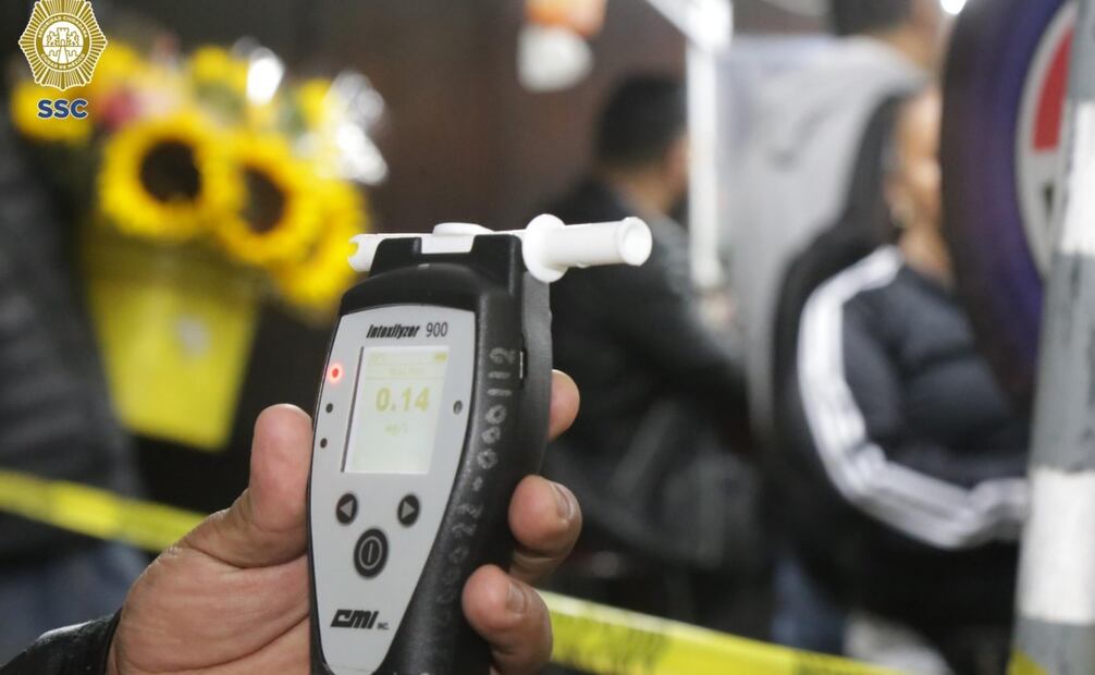 Esta temporada más conductores conducen con alcohol en la sangre (07/01/2025). Foto: X @SSC_CDMX