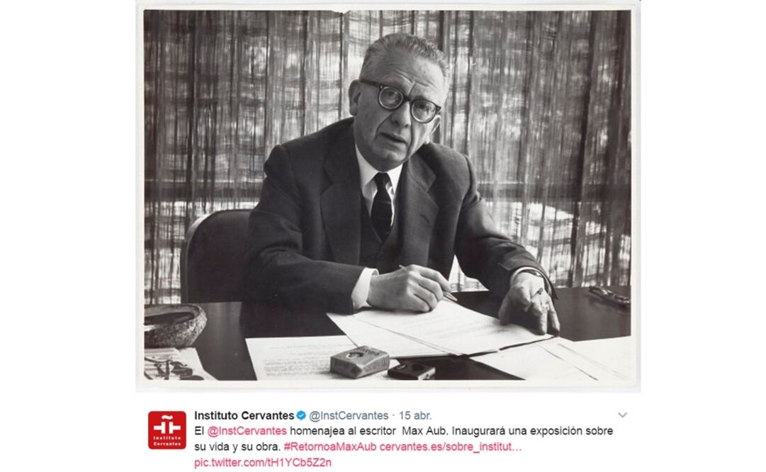 Foto: Twitter / Instituto Cervantes