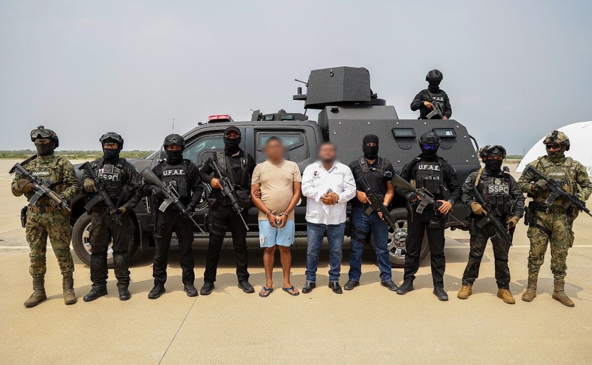 Miguel Sánchez Altamirano alias “Quetu”, y a Carlos Alberto P. L. alias “La Parka” fueron capturadas la mañana del 23 de septiembre. Foto: Especial