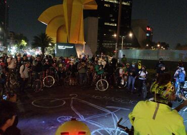 Ciclistas se manifiestan para pedir justicia por compañero atropellado
