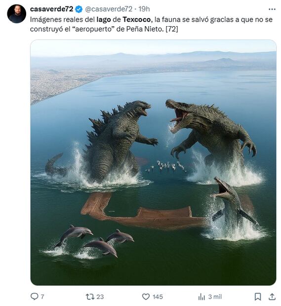 Los memes más creativos de la imagen viral de Texcoco. Foto: Captura de pantalla