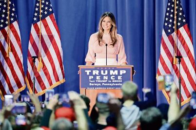 Crónica. Melania apela al sector femenino