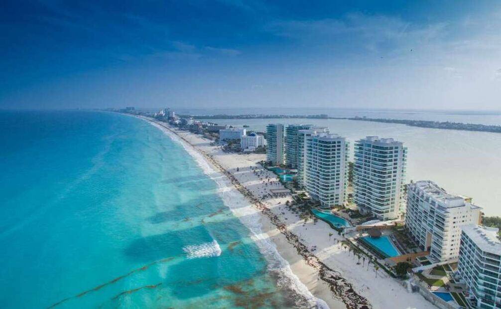 Cancún, Quintana Roo. Foto: Dronepicr
