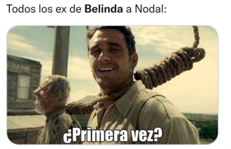 Christian Nodal y Belinda son comidilla por los memes en redes sociales