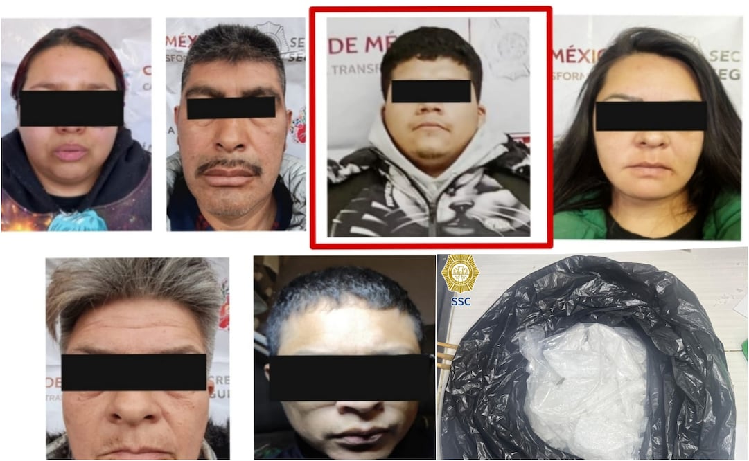 Cae “El coffe” y siete personas más, son integrantes de La Unión Tepito. Foto: Especial