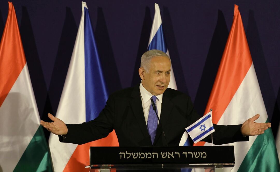 Netanyahu tuvo que cancelar el viaje la semana pasada en medio de una disputa con Jordania, que cerró temporalmente su espacio aéreo al vuelo del líder israelí. Foto: AP