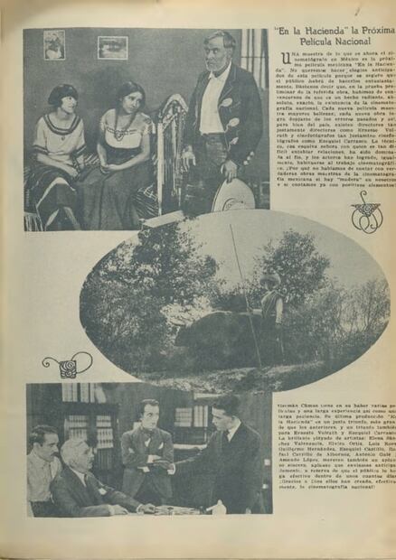 "En la Hacienda", la mejor película de 1921