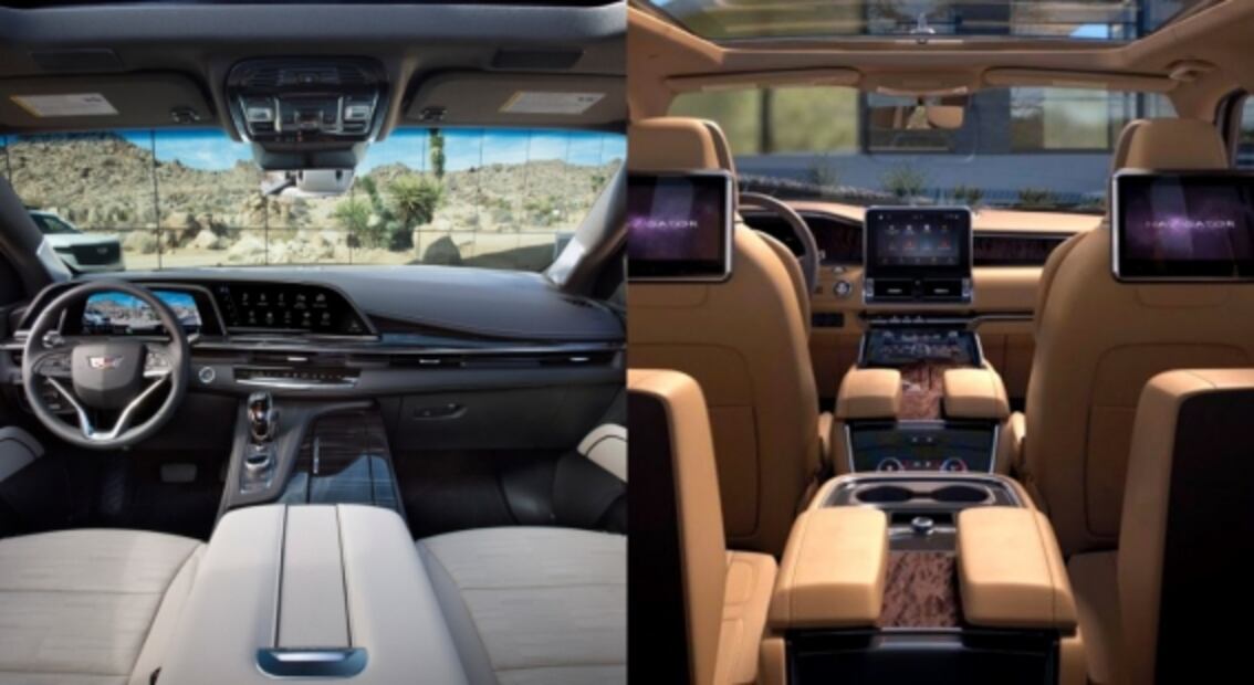 Cadillac Escalade 2021 vs Lincoln Navigator 2020: la batalla por el lujo americano