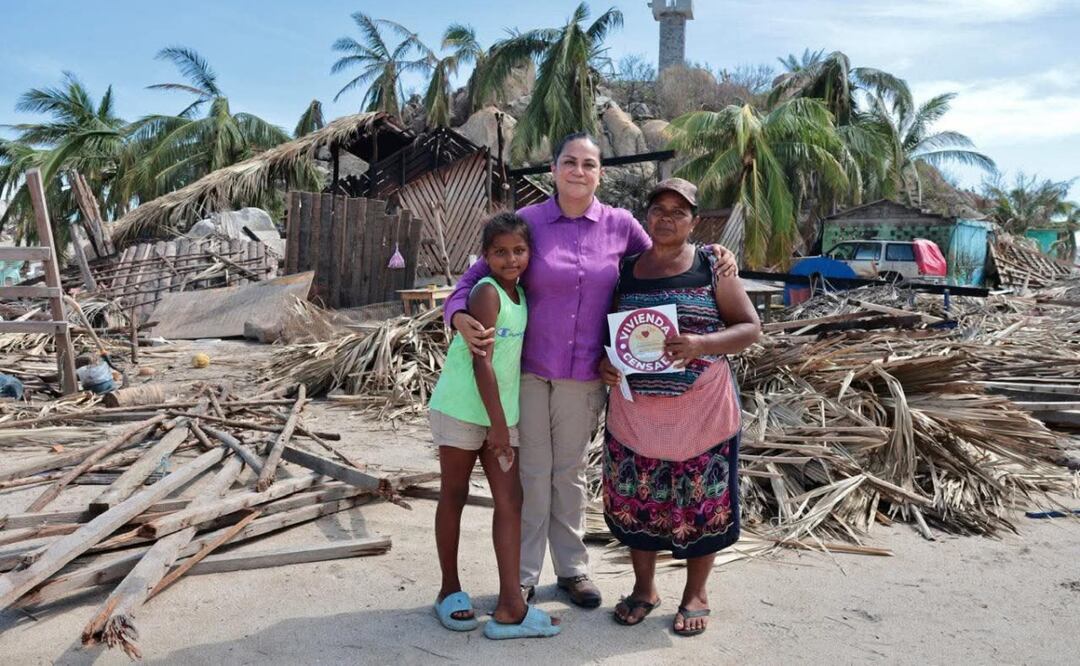 Censo de Bienestar tras huracán Erick; brigadas recorren Oaxaca y Guerrero para evaluar daños. Foto: Especial