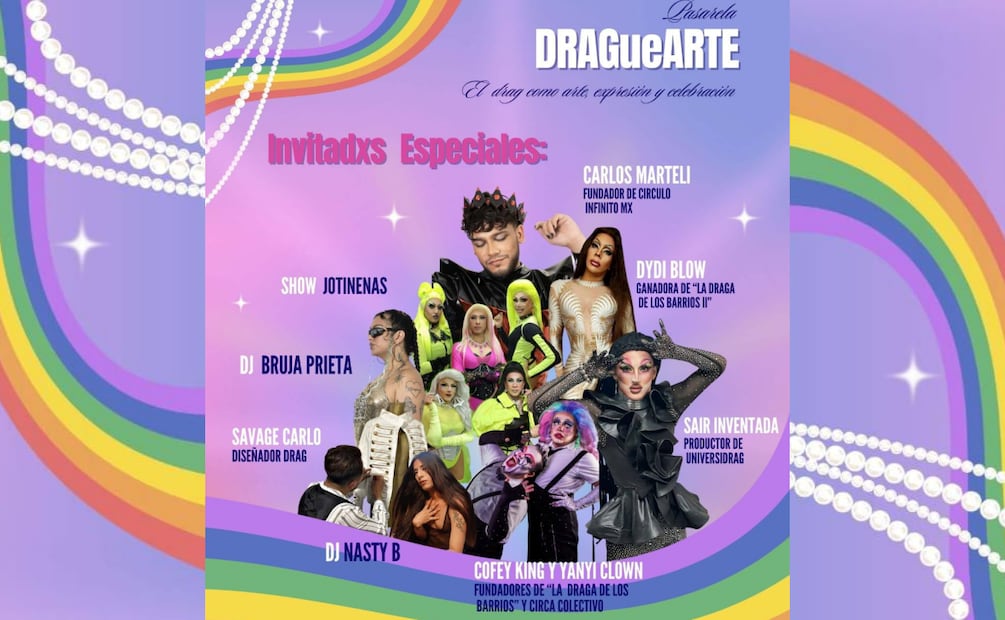 Invitadxs a DRAGueARTE, una explosión de arte y orgullo drag (04/07/2025). Foto: Instagram (@cultura.magdalenac)