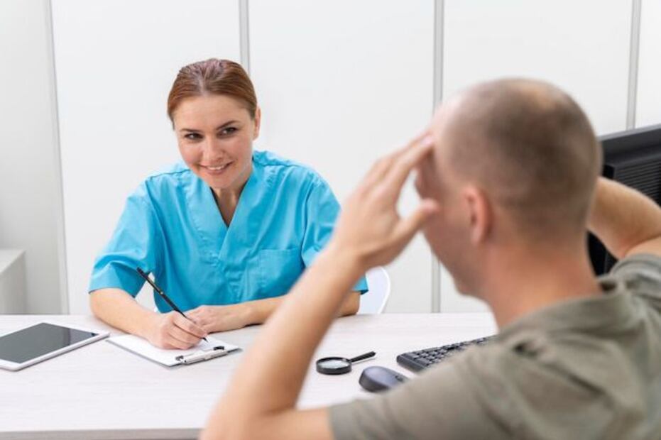 Conceptos básicos de cómo abordar la calvicie. Fuente: Freepik.