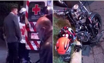 Choca Daniel Bisogno contra motocicleta en la Anzures