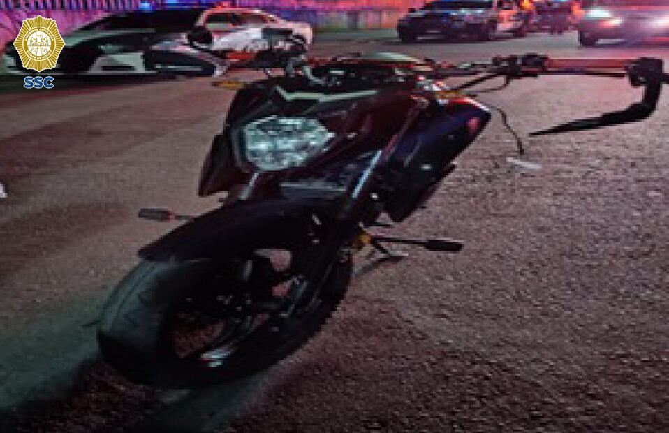 Motociclista atropella y mata a policía en CDMX. Foto: Especial