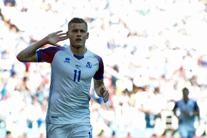 El primer gol de Islandia en una Copa del Mundo