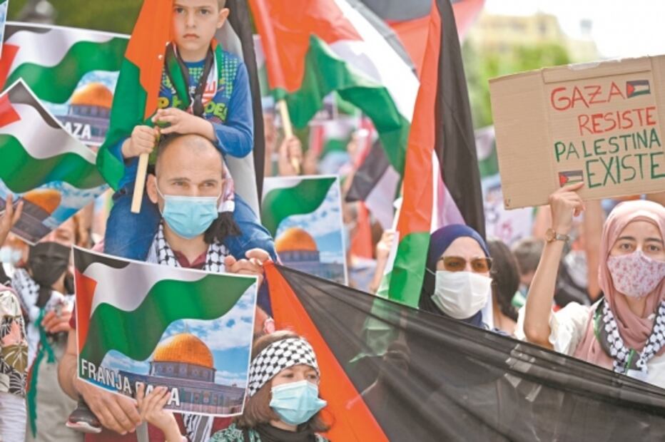 Destruyen edificio de prensa en gaza