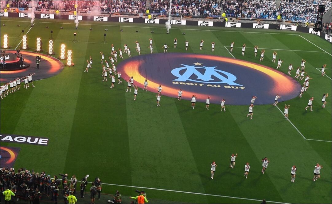 Olympique de Marsella en el estadio de Lyon en el 2018. Foto: EFE