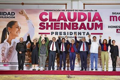 Sheinbaum: “Aquí hay unidad; la oposición, dividida”