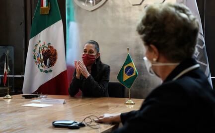 Dilma Rousseff respalda a Sheinbaum como mejor alcaldesa del mundo por labor frente al Covid-19