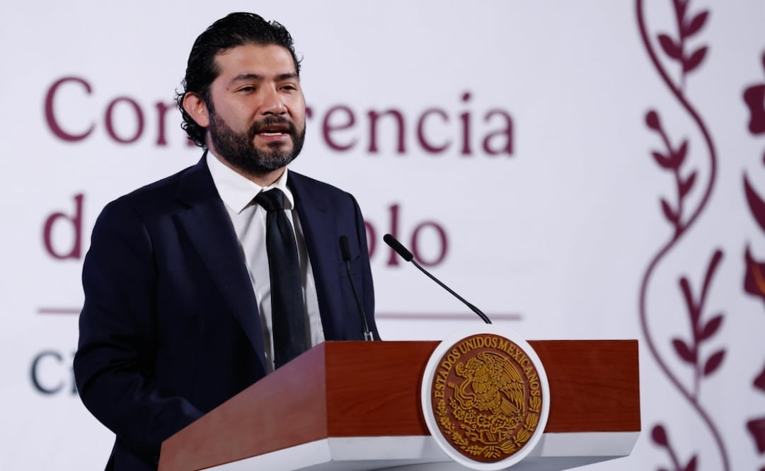 Marath Baruch Bolaños López, secretario del Trabajo y Previsión Social (STPS). Foto: Diego Simón / EL UNIVERSAL