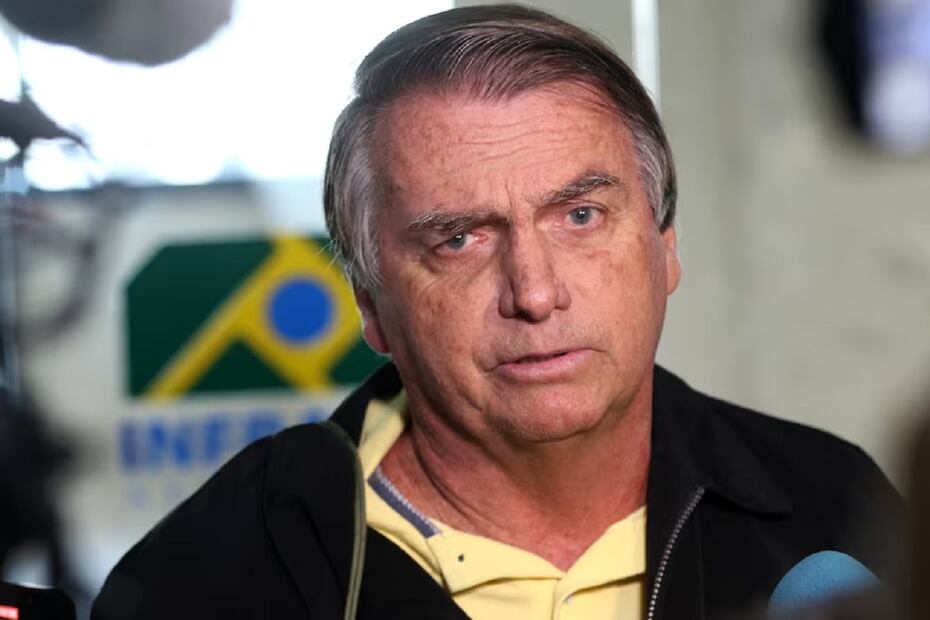 Jair Bolsonaro, en el aeropuerto Santos Dumont de Río de Janeiro.
Foto: Tania Regio - Agencia Brazil