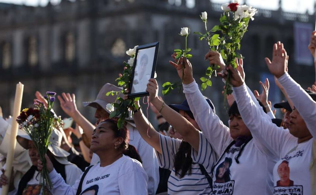 Protesta por Teuchitlán en CDMX. Foto: Fernanda Rojas/EL UNIVERSAL