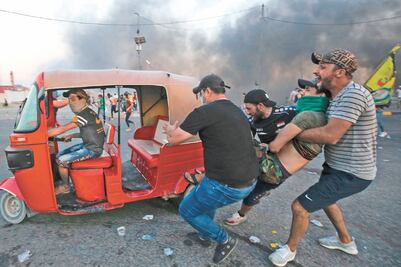 Escala violencia en protestas en Irak