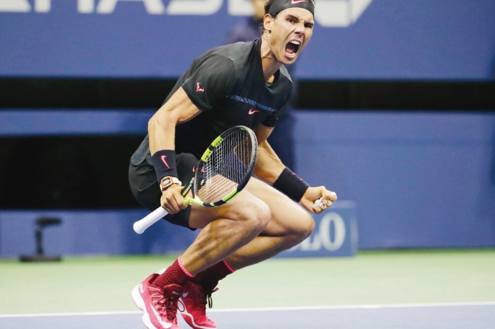 Rafa va por su tercer título en NY y segundo de Grand Slam en el año. FOTO: JULIO CORTEZ. AP