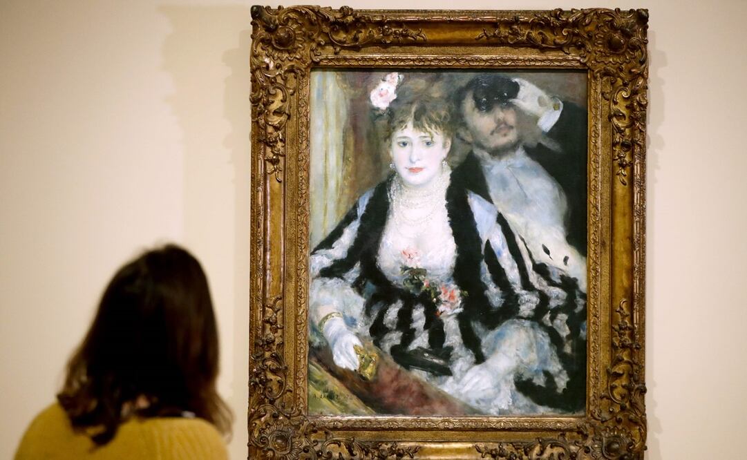 Cuadro "La Loge", de Auguste Renoir expuesto en Rusia el año pasado. Foto: FRANCOIS GUILLOT / AFP, archivo