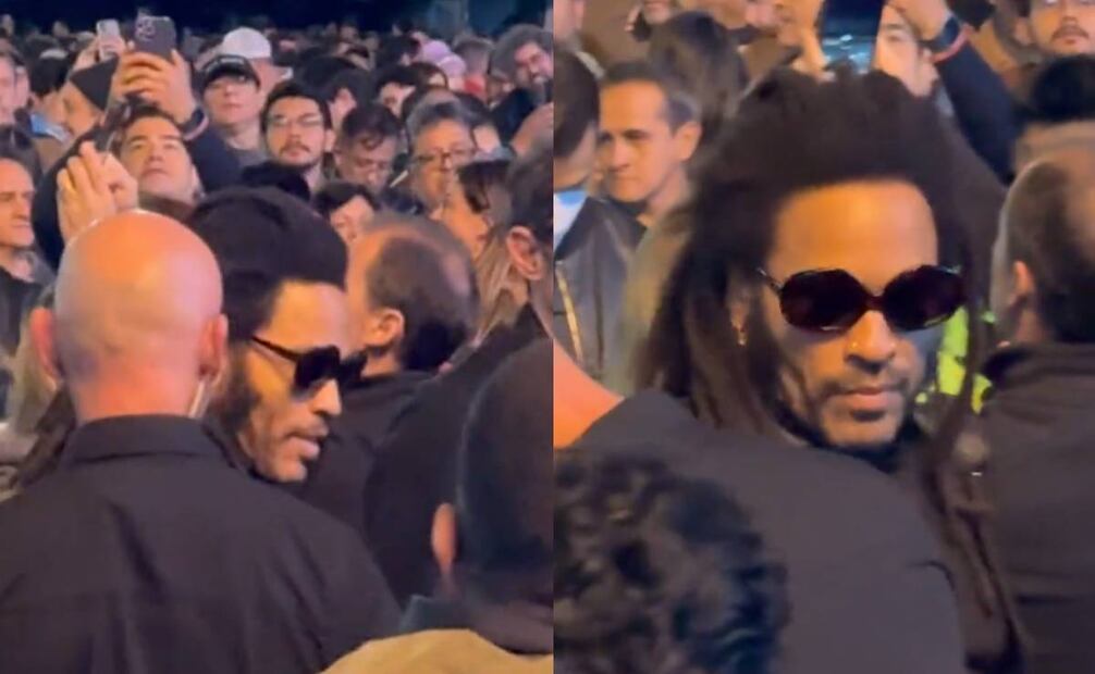 El rockero causó gran alborotó al aparecer de imprevisto en el concierto del exBeatle. Foto: Twitter @ailoviutl