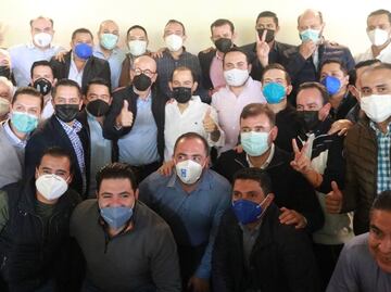 Militantes de Guanajuato y Querétaro respaldan a Marko Cortés para reelegirse como dirigente del PAN