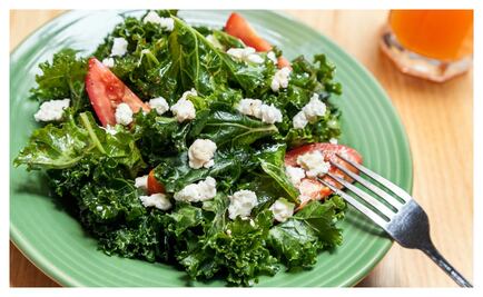 #RECETA de Ensalada de jitomate y kale