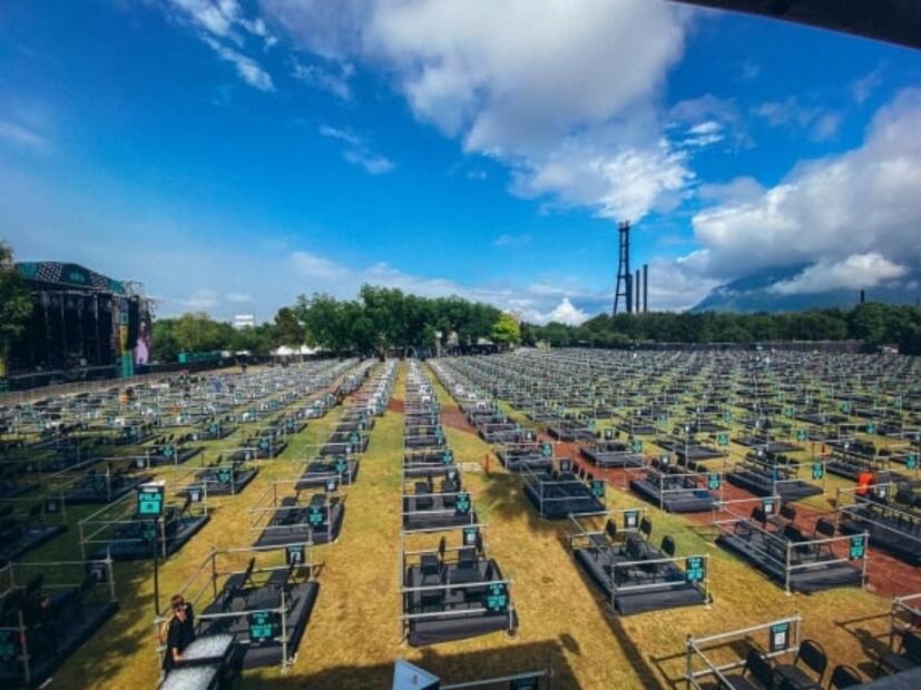 Intocable muestra cómo podrían ser los conciertos con sana distancia