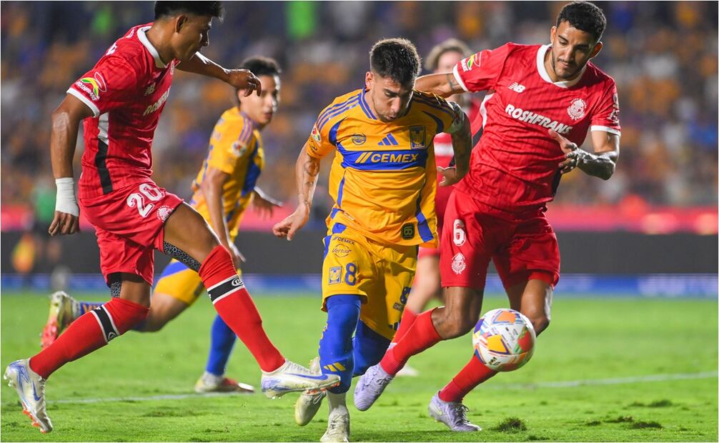 FOTO: IMAGO7 - Toluca sale con vida del Volcán; logra empate contra Tigres y definirá su pase en casa