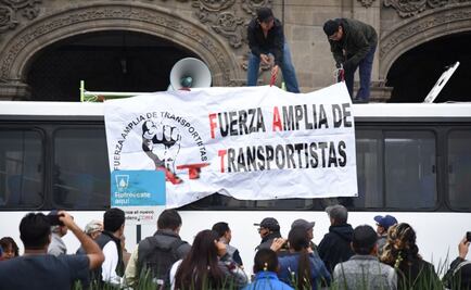 Microbuseros anuncian megamarcha; piden ser escuchados por autoridades