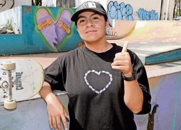 Itzel, una skater mexicana; “si te caes, te vuelves a levantar 1000 veces más”, asegura