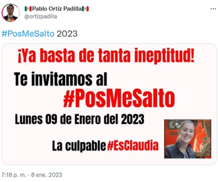 Convocan en redes sociales a sumarse a "Posmesalto" en Metro CDMX