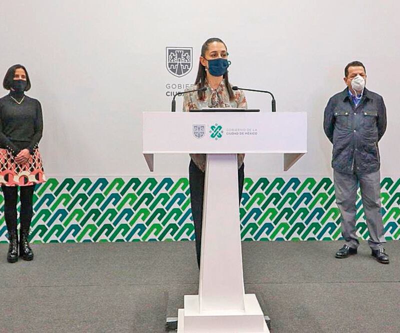 Durante la videoconferencia de prensa, Claudia Sheinbaum expuso que se coordina con el gobierno federal para saber si las personas que han recibido un crédito a la palabra pueden duplicar la ayuda. ESPECIAL 