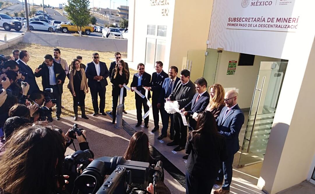 Inauguración de las oficinas de la Subsecretaría de Minería en Chihuahua (TOMADA DE TWITTER @SE_mx)
