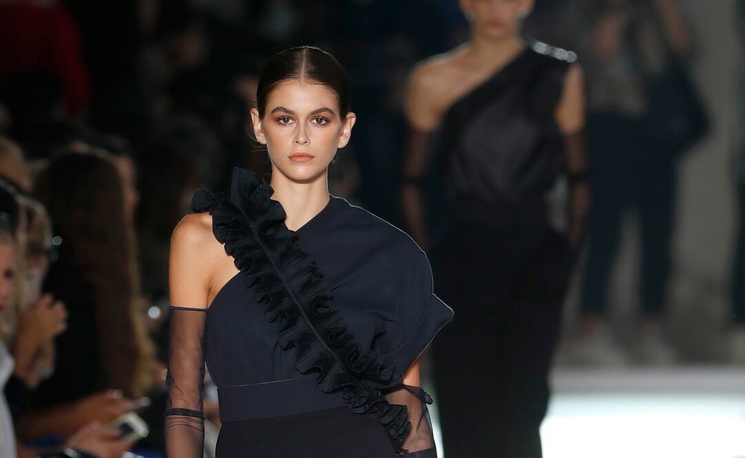 Kaia Gerber participó recientemente en el desfile de Max Mara. Foto: archivo EL UNIVERSAL