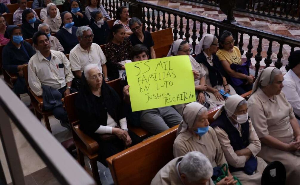 Misa por las personas desaparecidas en la Catedral Metropolitana . Foto: Fernanda Rojas/ EL UNIVERSAL