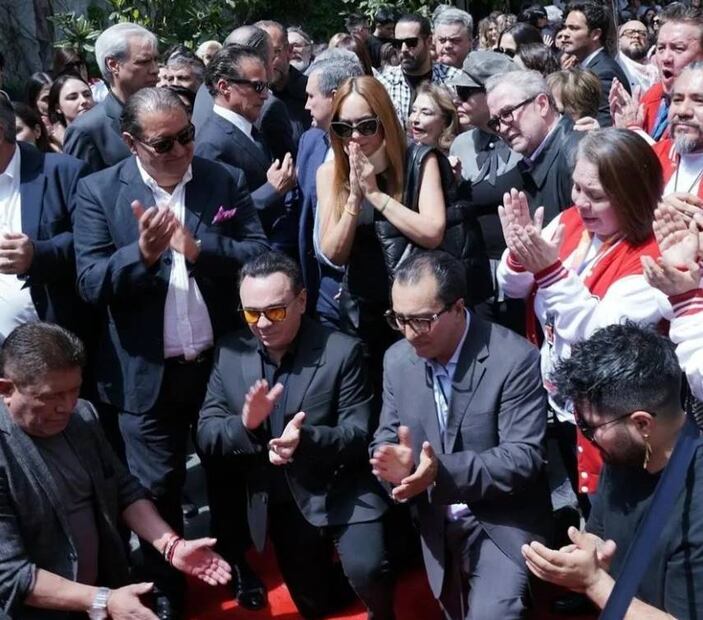 Mariana Robles en el homenaje que Televisa le organizó a Nicandro Díaz.