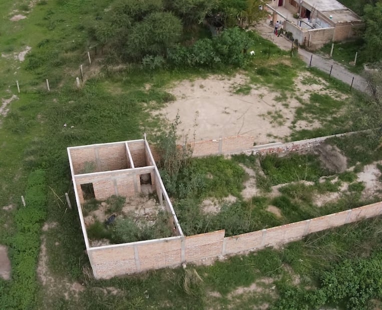 Finca donde presuntamente fotografiaron a los 5 jóvenes Foto: Especial
