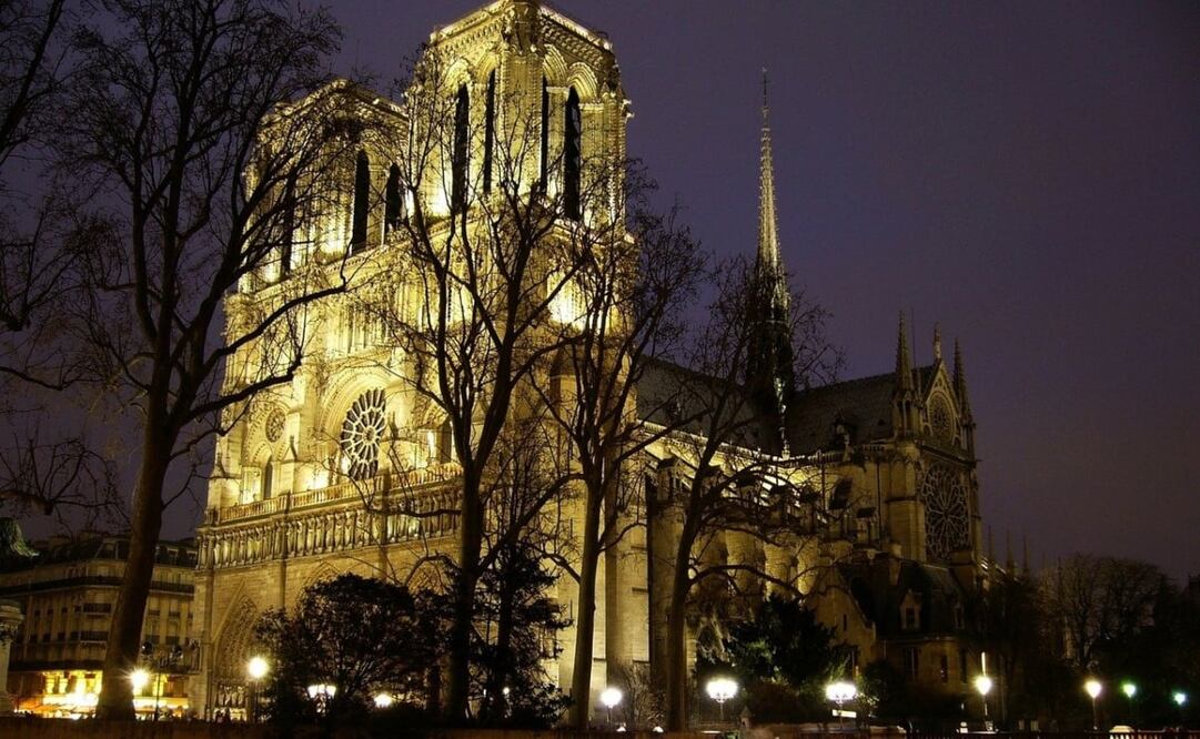 La catedral de Notre Dame se ubica en París. Imagen Pixabay